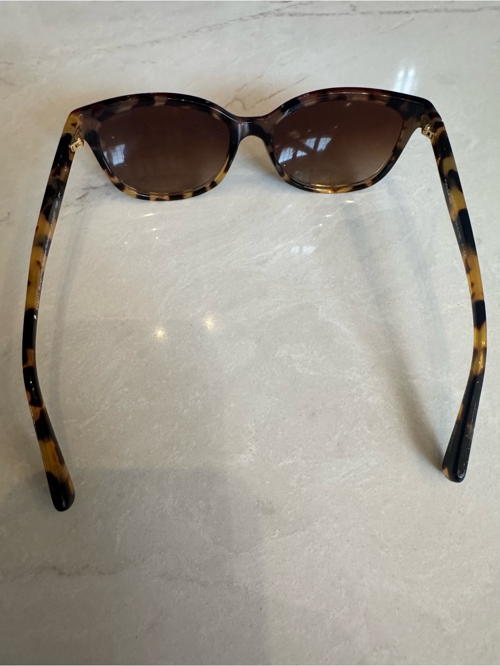 Coach Burgundy and Tortoiseshell Cat-Eye Sunglasses - Picture 10 of 10
